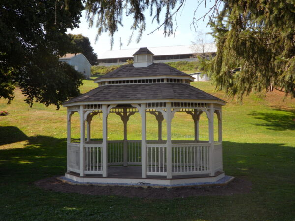 Vinyl Oval Gazebo