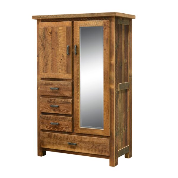 Farmhouse 4 drawer mirror