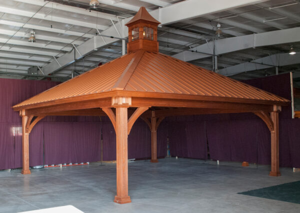 Grand Estate Wood Pavilion 24×24 - Image 2