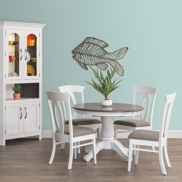 Dining Napolean Brown Maple Antique Slate and White