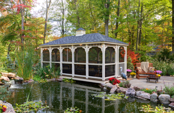 Vinyl Rectangle Gazebo